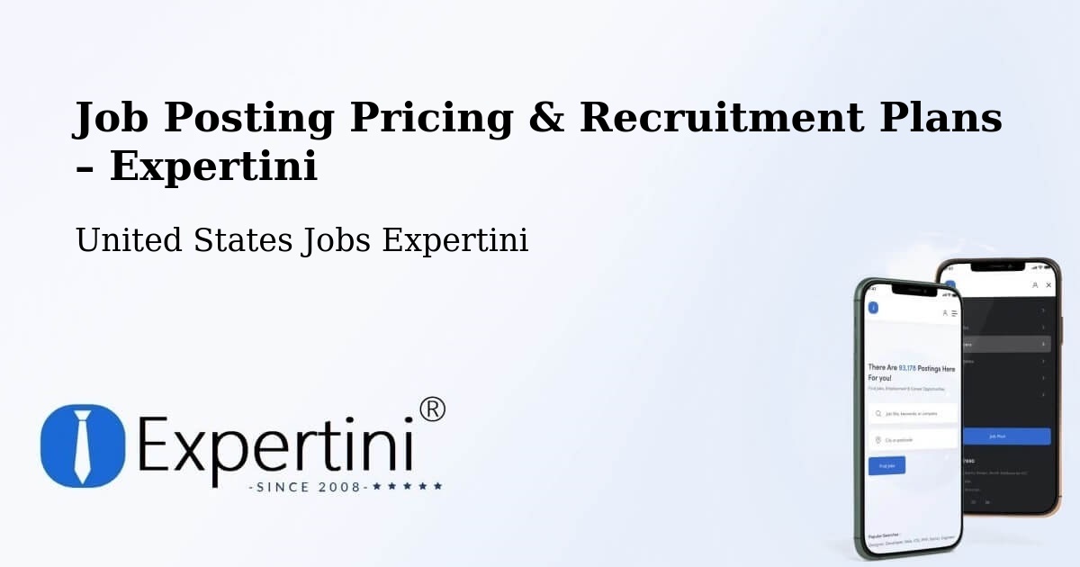 Job Posting Pricing & Recruitment Plans – Ashburn - Ashburn, United States Jobs Expertini